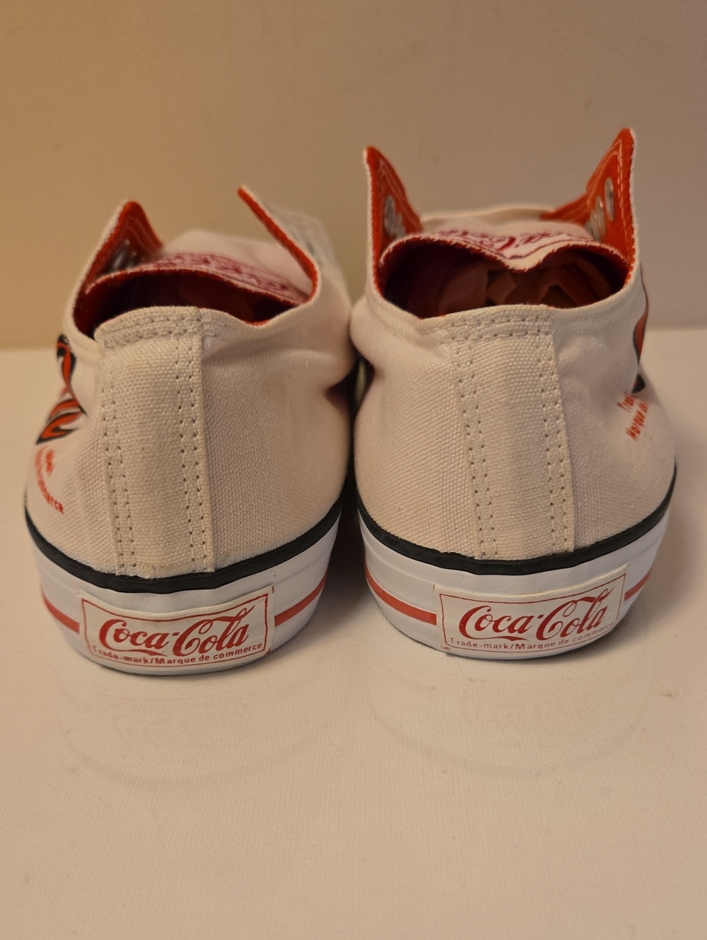 Coca Cola Coke Canvas Sneakers 10 Vintage 1980's - Picture 8 of 12